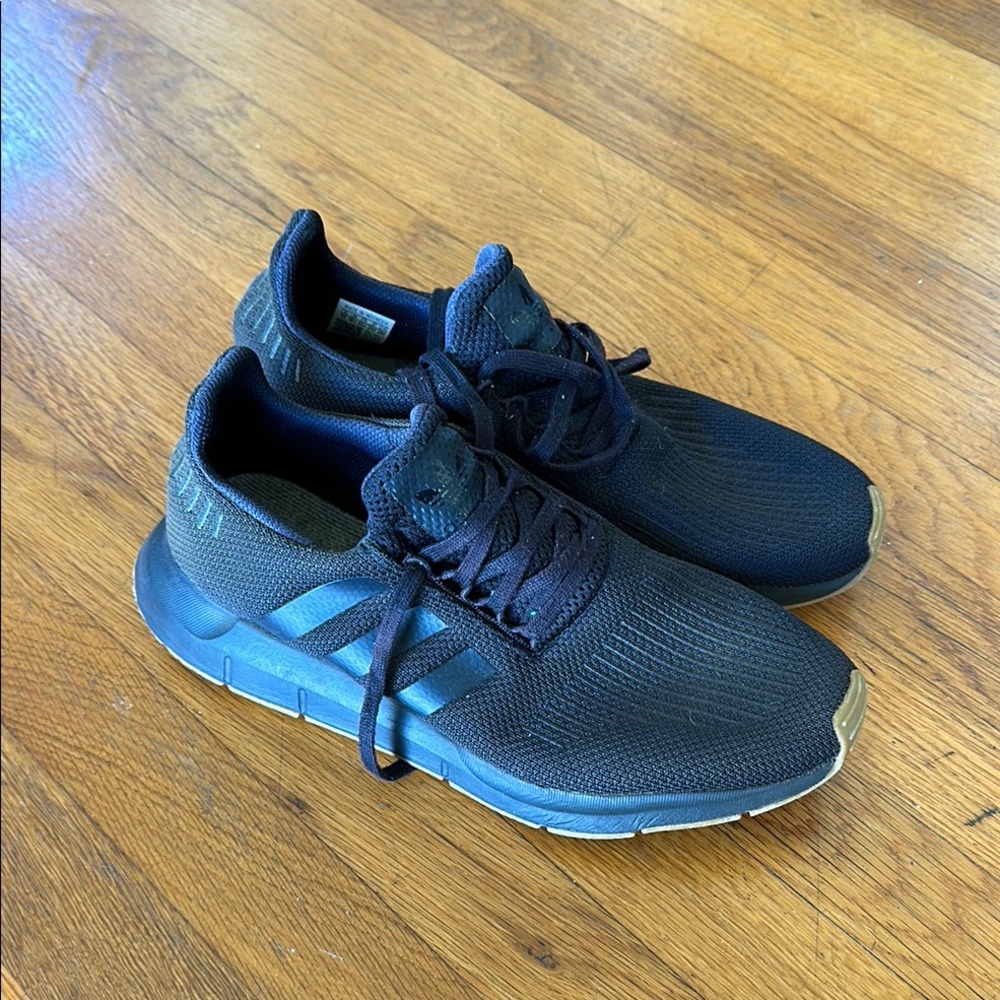 Adidas Black Sneakers with Modern Design and Breathable Material